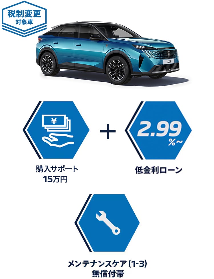 NEW PEUGEOT 3008 購入サポート | プジョー公式サイト