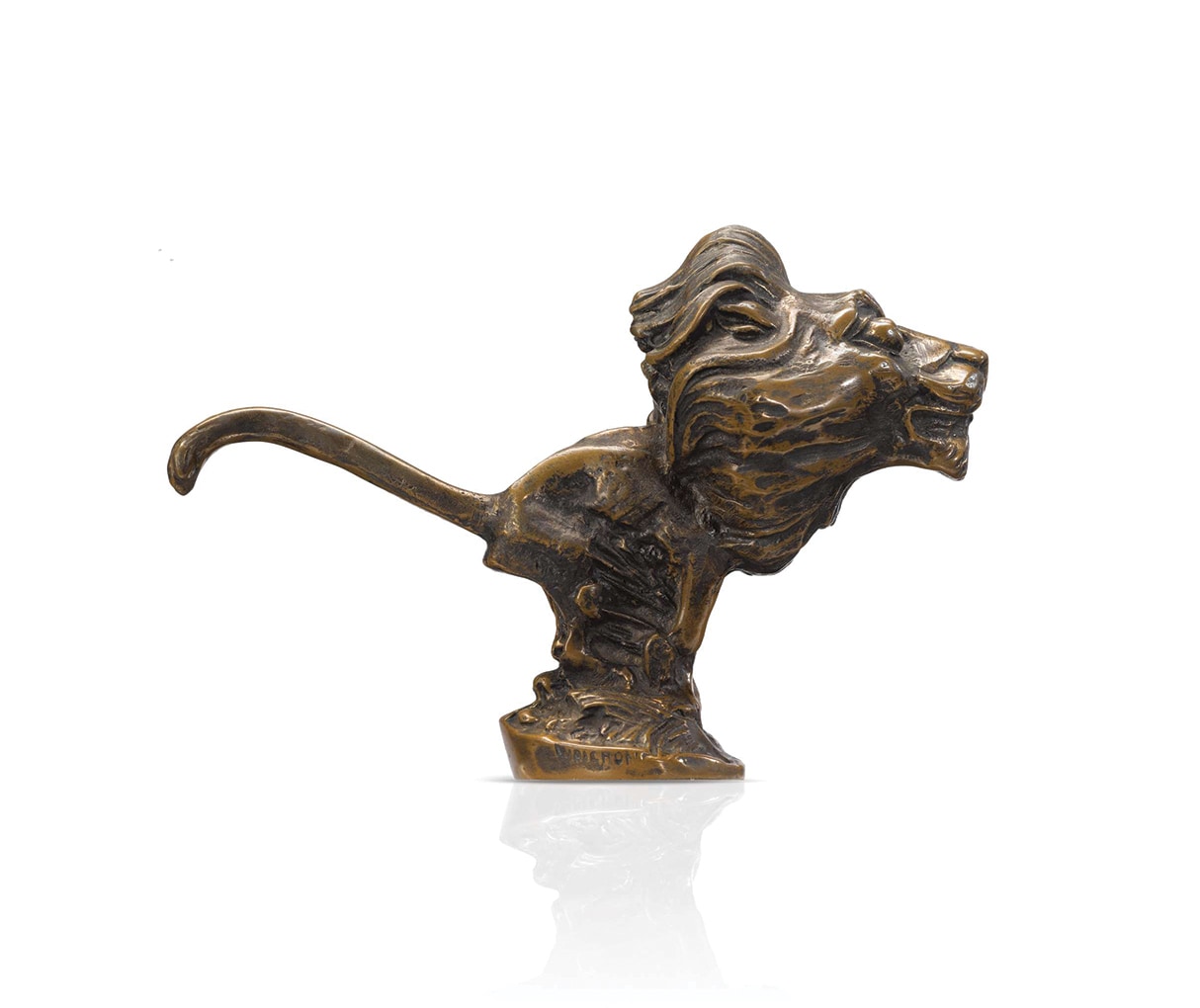 プジョー カーマスコット ベルフォールのライオン 22金 希少